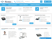 Tablet Screenshot of flintec.es